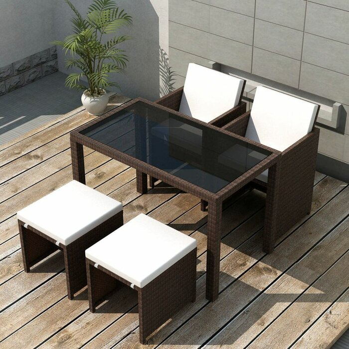 Rattan dining set